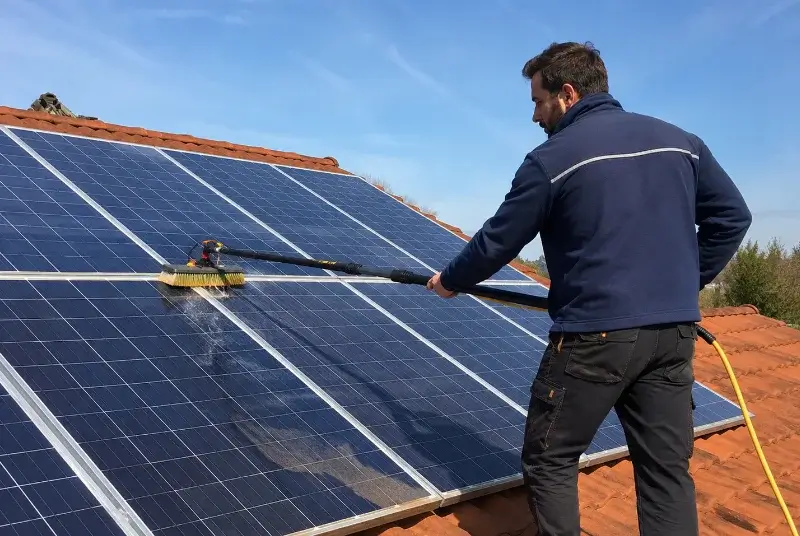 Nettoyage et entretien de panneaux solaires à Gurmençon
